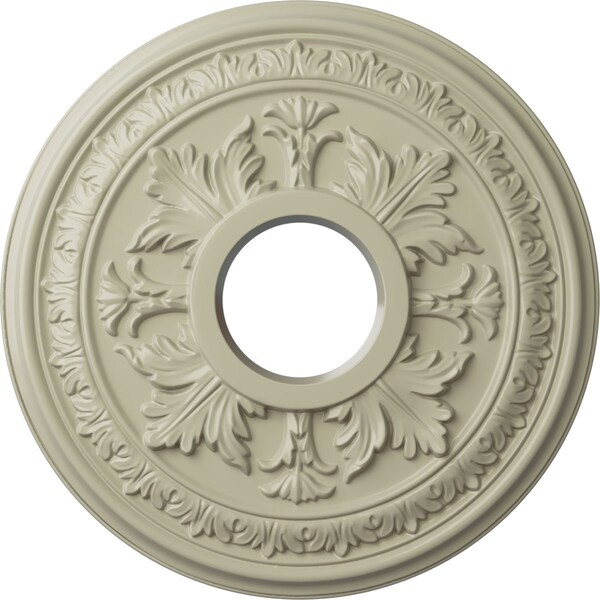 Ekena Millwork Baltimore Ceiling Medallion (Canopies up to 5 1/2"), 15 3/8"OD x 4 1/4"ID x 1 1/2"P, Clear Yellow CM15BACYF - main